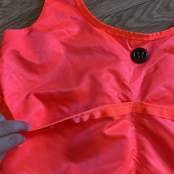 LULULEMON Post Savasana YOGA Nylon Tote Coral Neon Orange - Picture 10 of 17